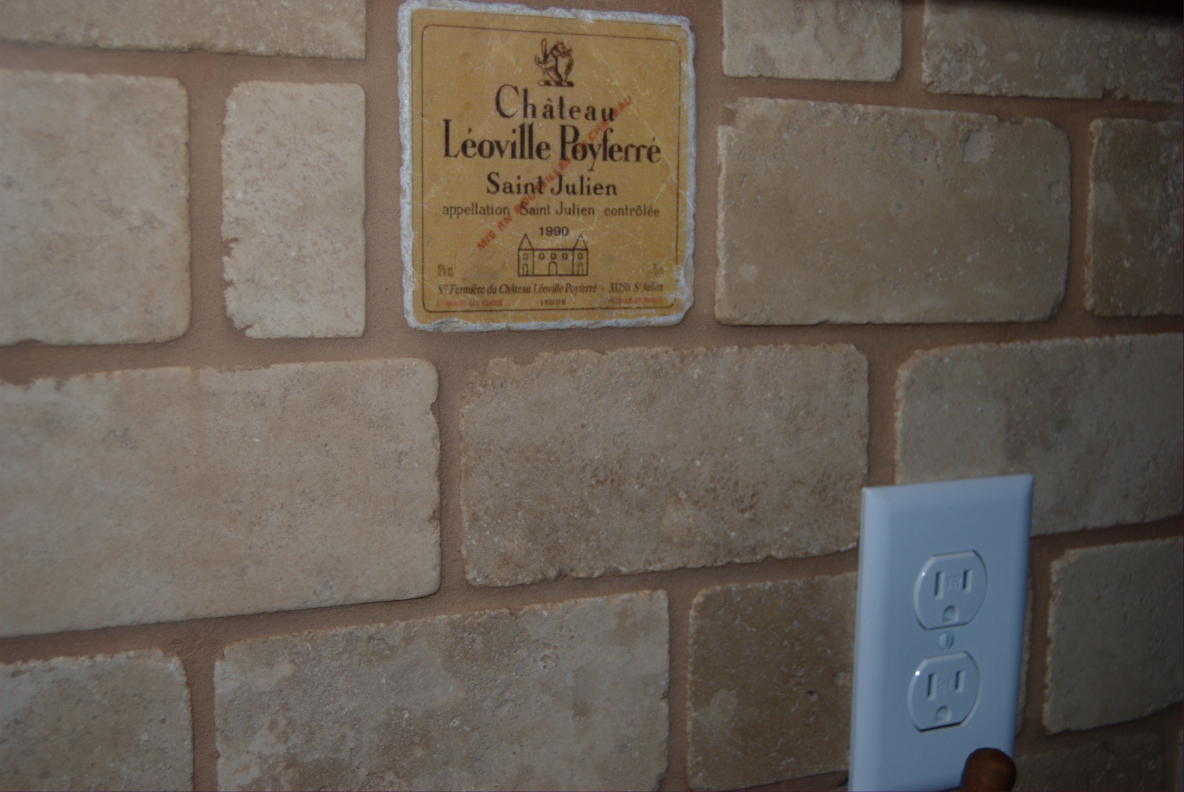 Tile Incorporated Into Wall